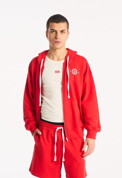 Campera Canguro Mitch Red