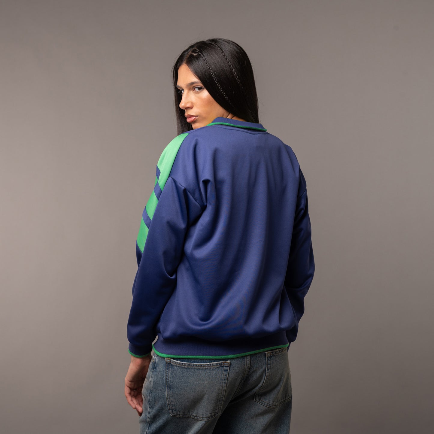 Campera Canguro Members Blue