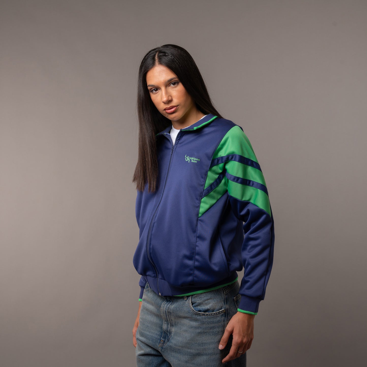 Campera Canguro Members Blue