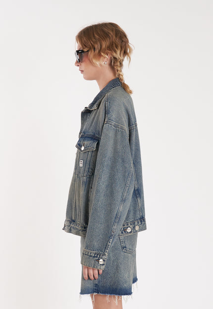 Campera Liviana Numa Jacket Vintage Blue