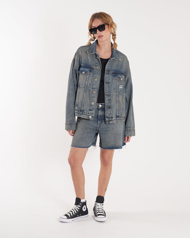 Campera Liviana Numa Jacket Vintage Blue