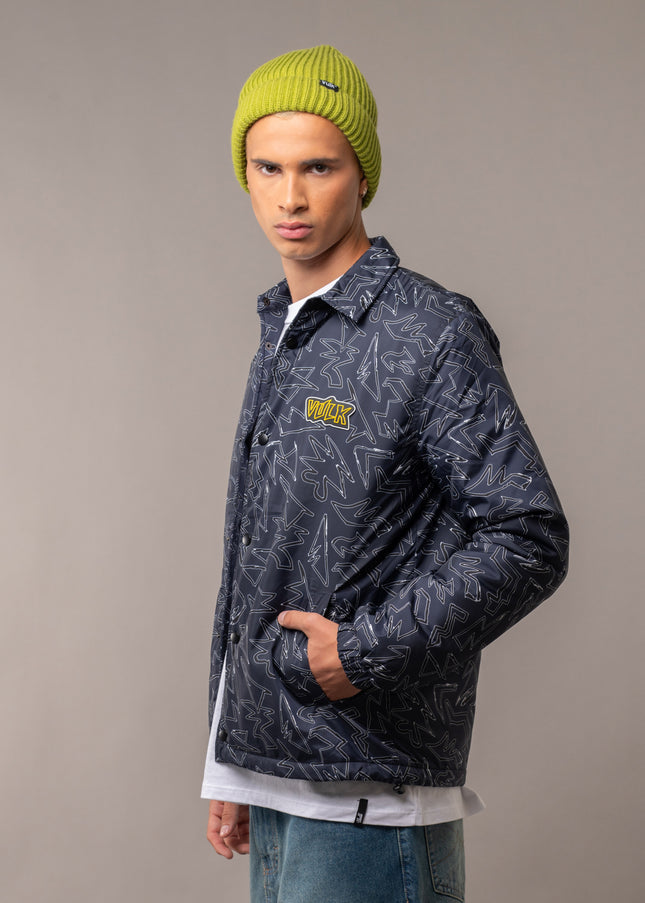 Campera Abrigo Raw Fullprint