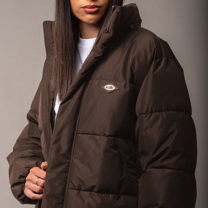 Campera Abrigo Butler Dark Brown