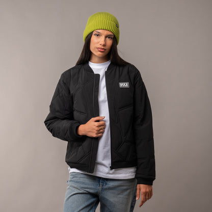 Campera Abrigo Turtle Bomber Black