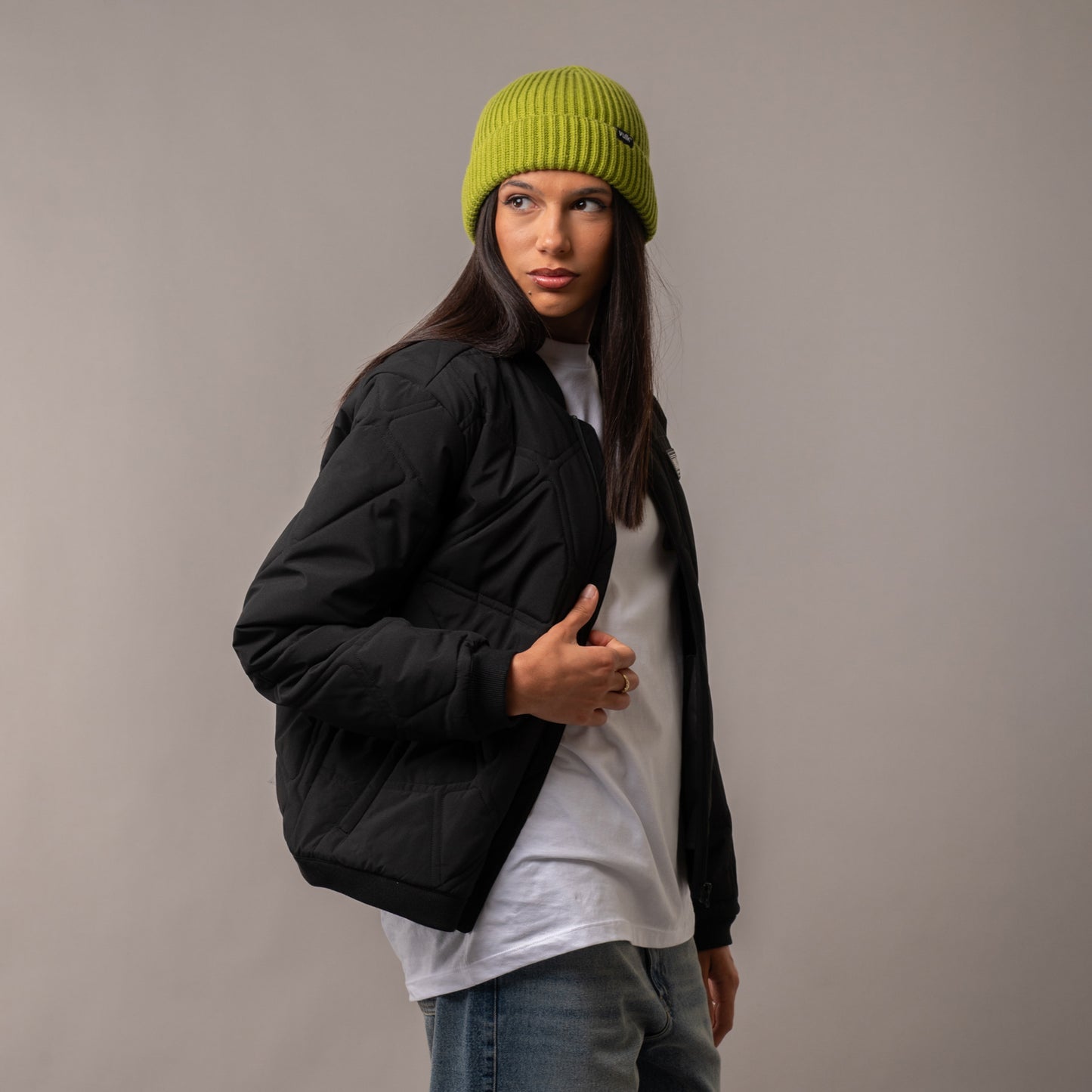 Campera Abrigo Turtle Bomber Black