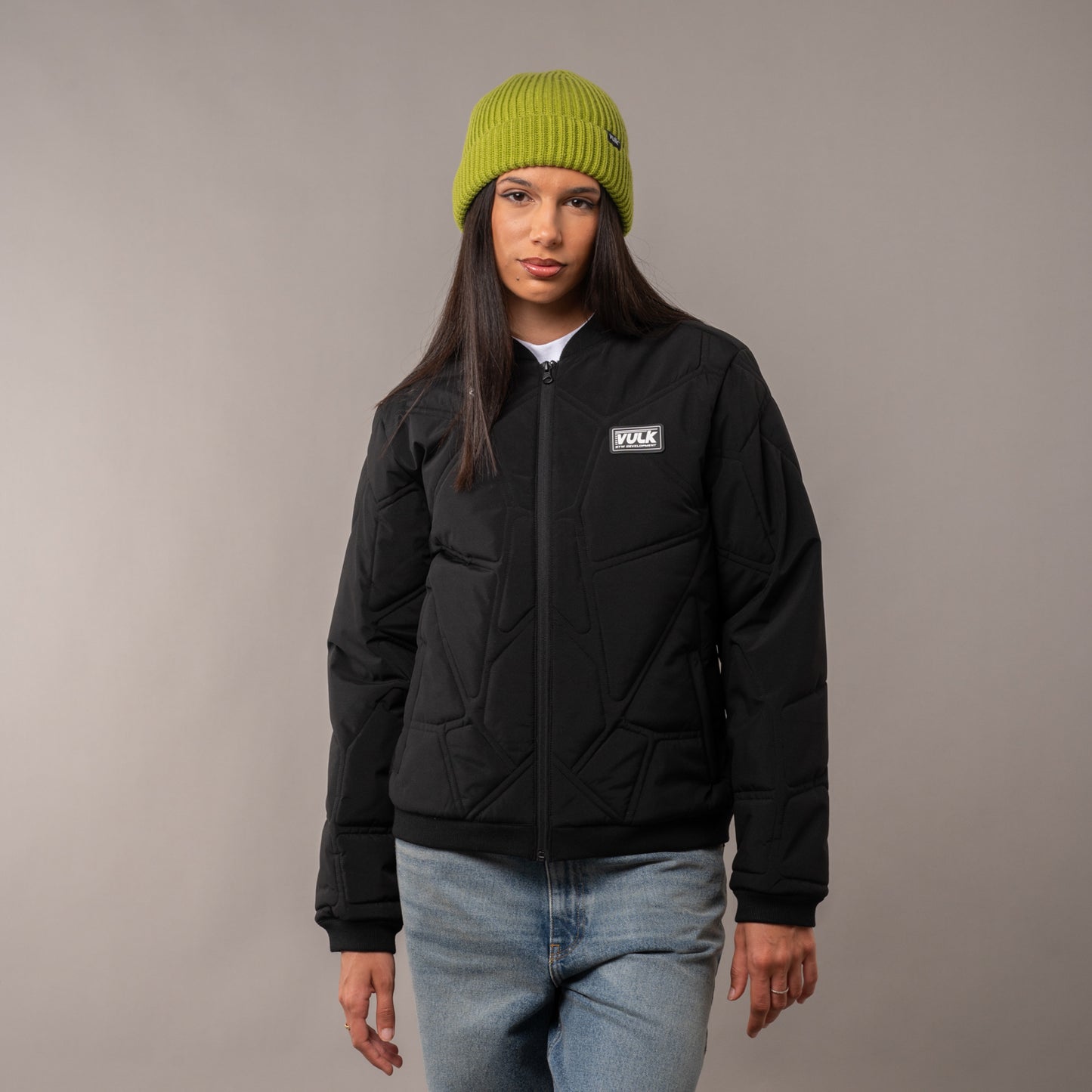 Campera Abrigo Turtle Bomber Black