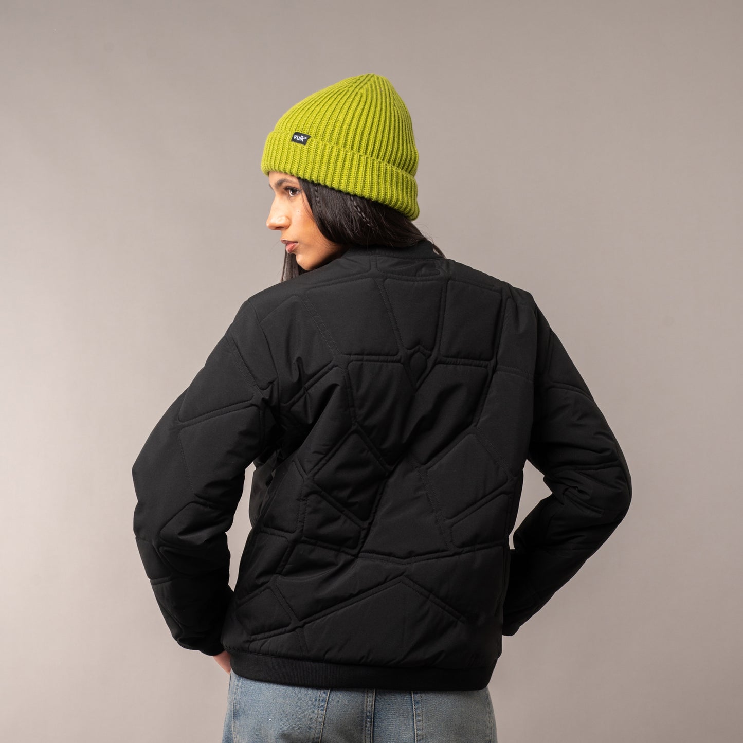 Campera Abrigo Turtle Bomber Black