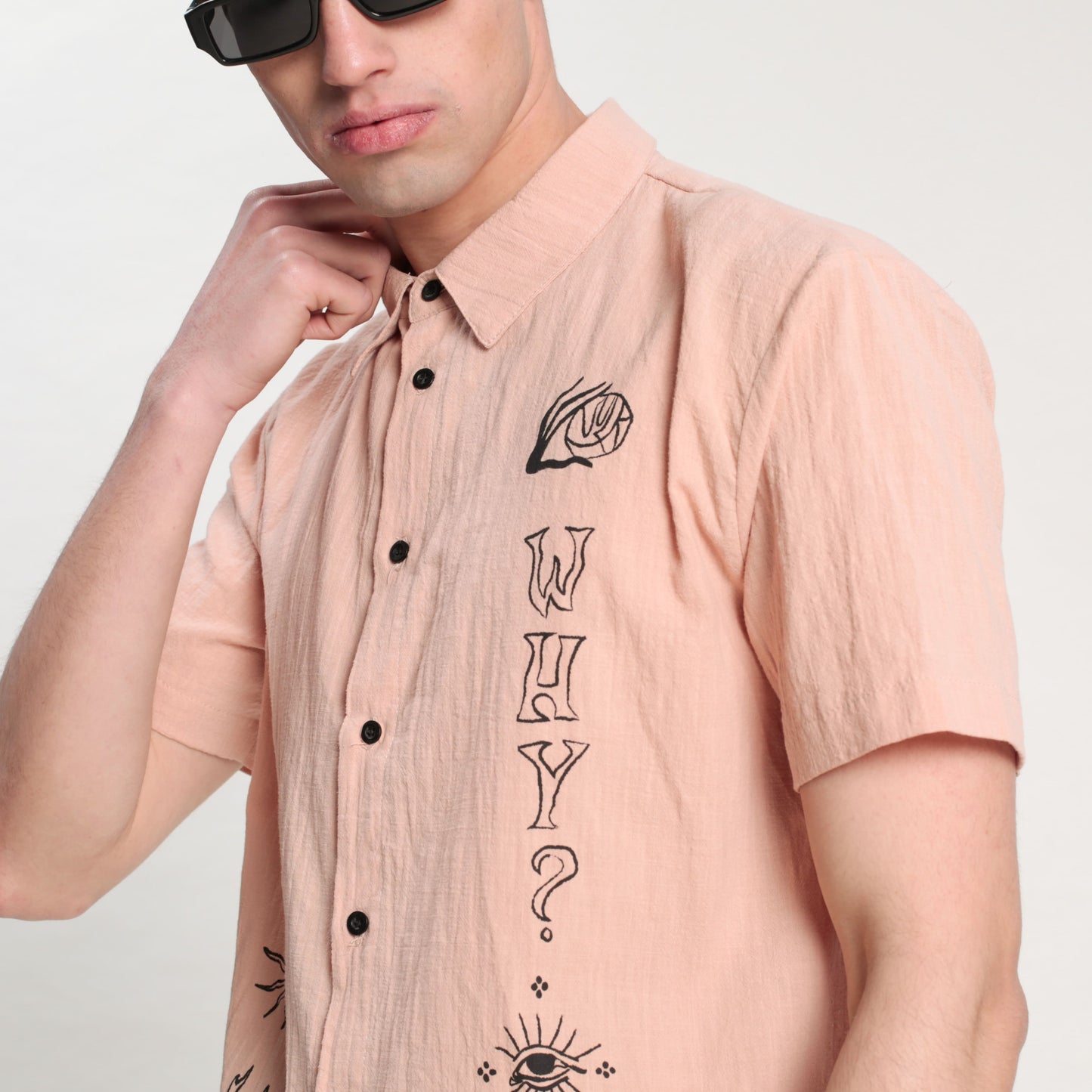 SHIRT SYMBOL PEACH PINK