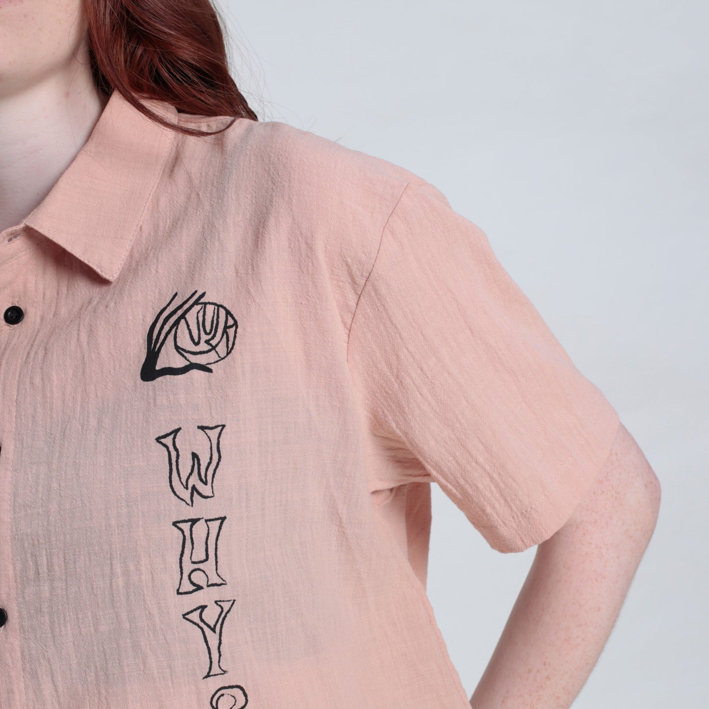 SHIRT SYMBOL PEACH PINK