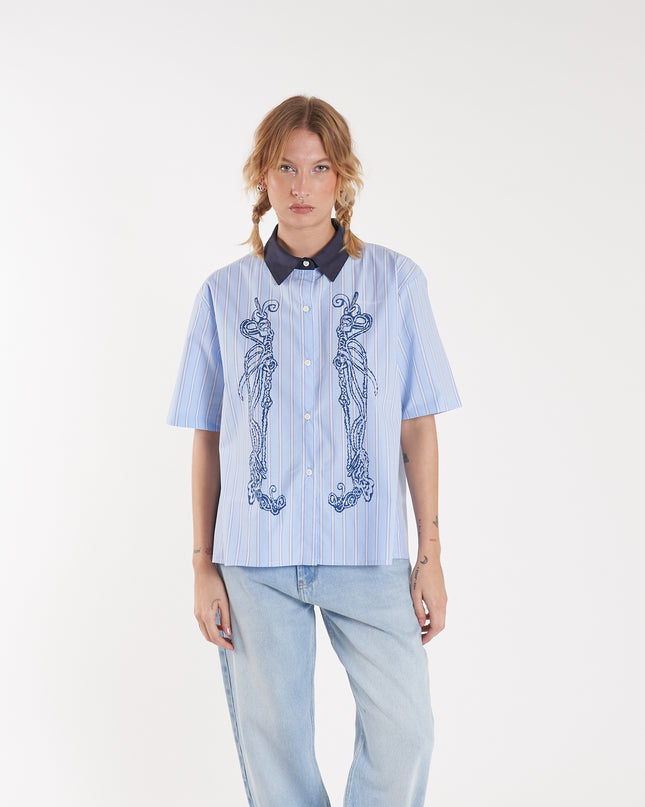 Camisa Frame Lined