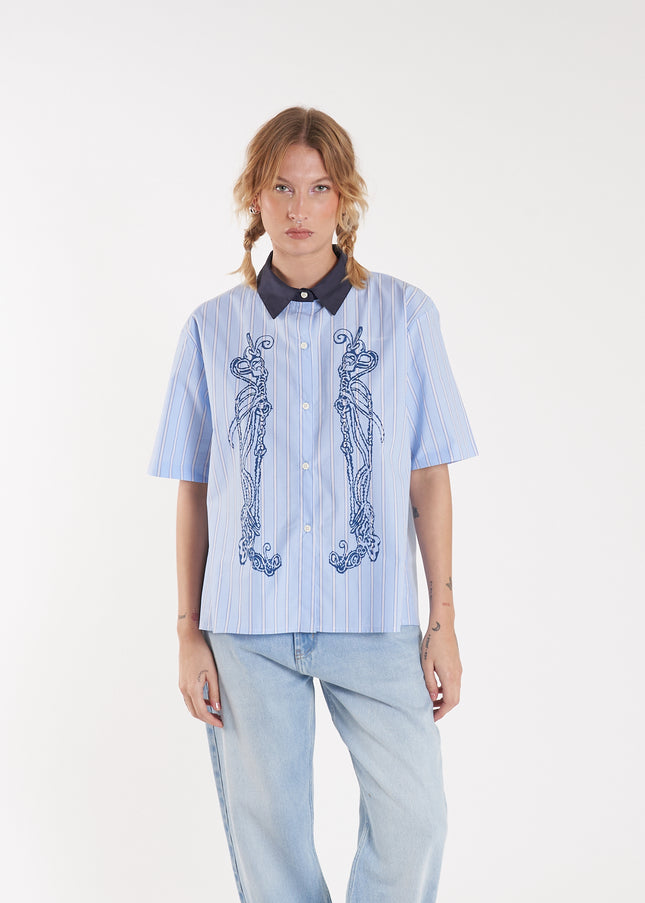 Camisa Frame Lined