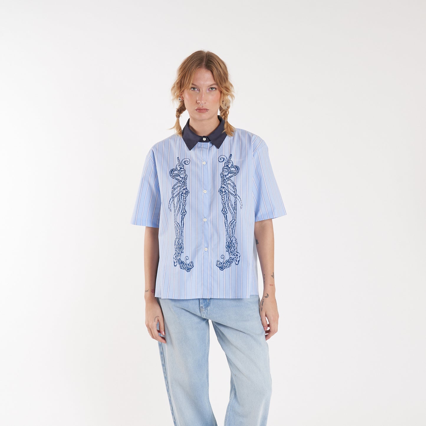 Camisa Frame Lined