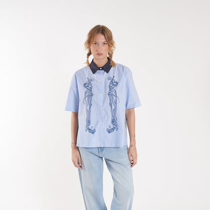 Camisa Frame Lined