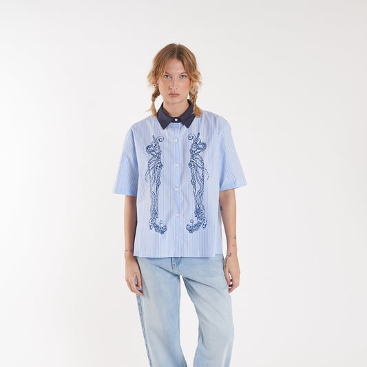Camisa Frame Lined