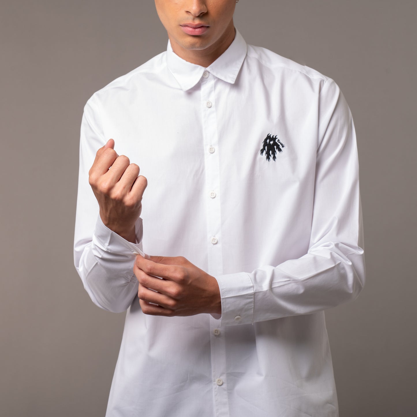 Camisa Ml Ghost White