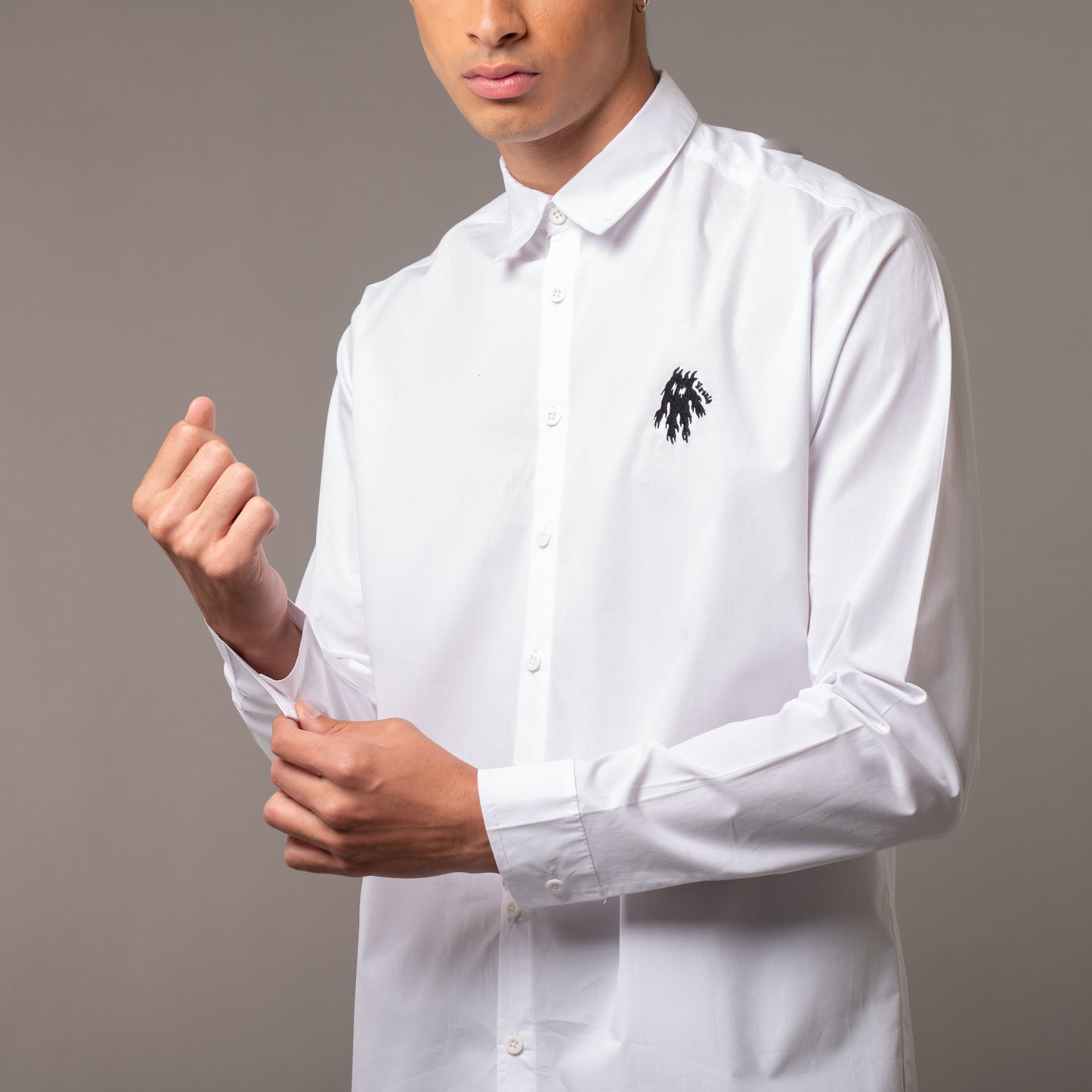 Camisa Ml Ghost White