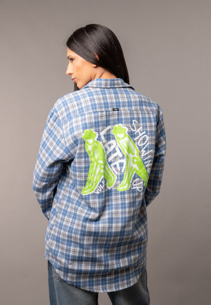 Camisa Ml Woods Blue