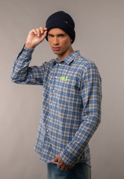Camisa Ml Woods Blue