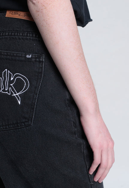 BAGGY TRASH JEAN BLACK