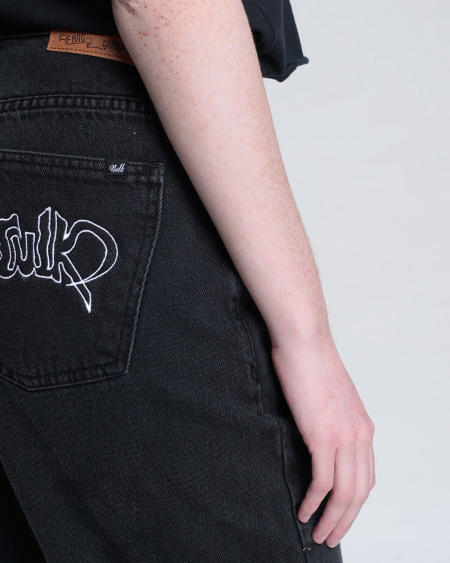 BAGGY TRASH JEAN BLACK