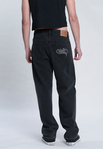 BAGGY TRASH JEAN BLACK