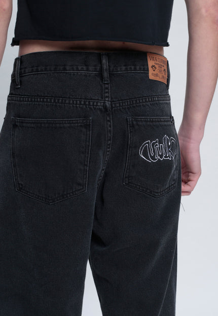 BAGGY TRASH JEAN BLACK