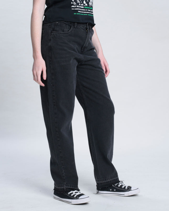 BAGGY TRASH JEAN BLACK