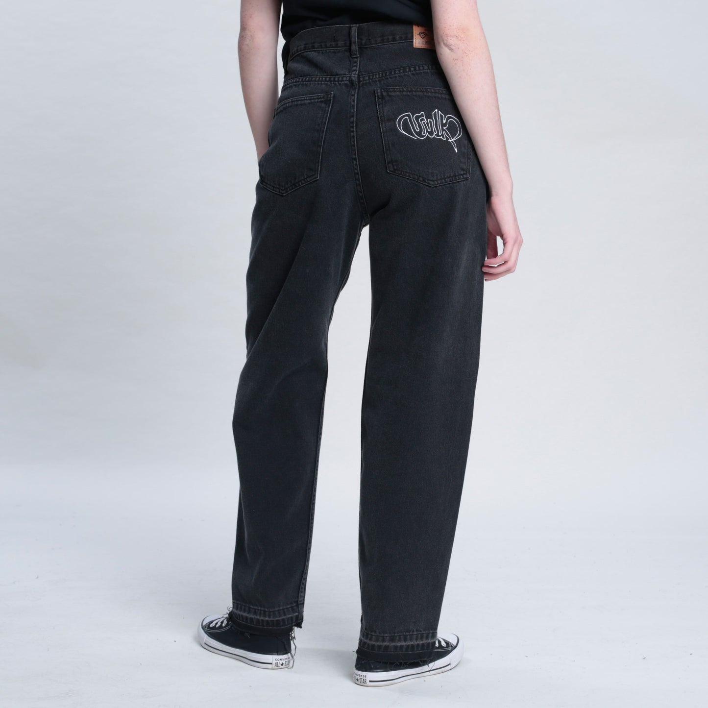 BAGGY TRASH JEAN BLACK