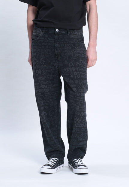 JEAN  FULLPRINT RELAX FARREL