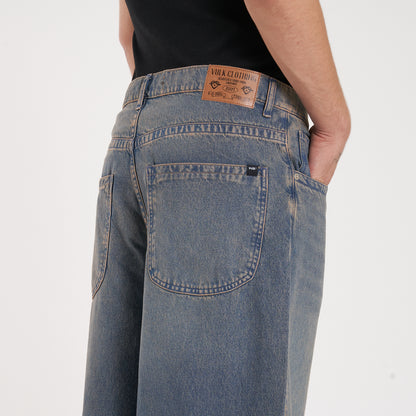 Jean Erza Wide Long Blue Sand