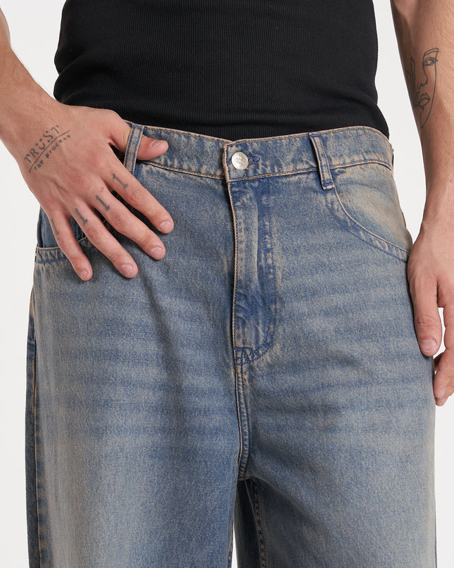 Jean Erza Wide Long Blue Sand