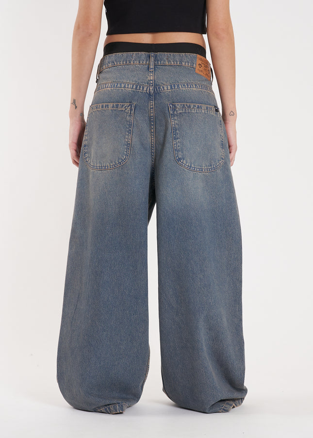 Jean Erza Wide Long Blue Sand