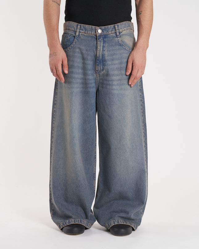 Jean Erza Wide Long Blue Sand