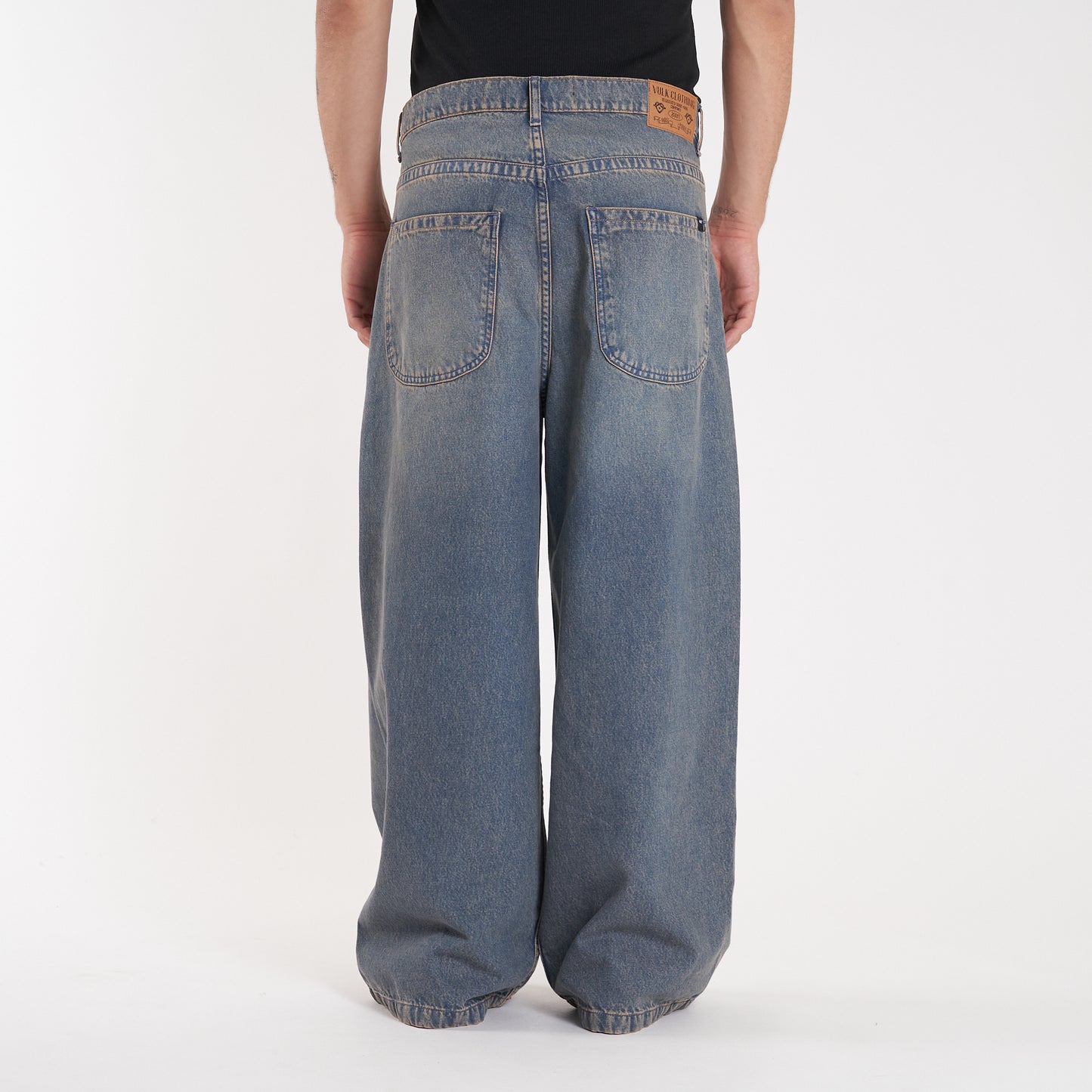 Jean Erza Wide Long Blue Sand