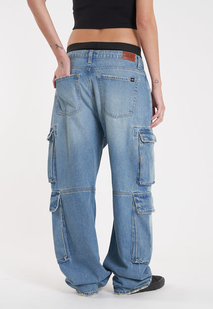 Jean Shane Cargo Light Blue