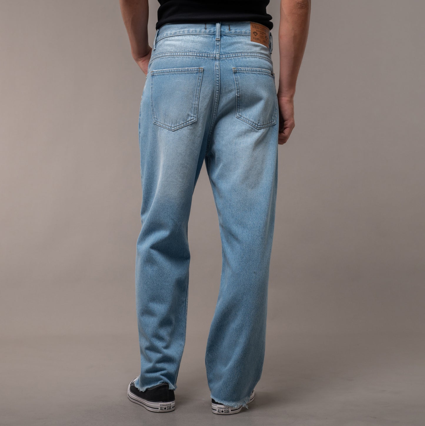 Jean Baggy Payne Light Blue