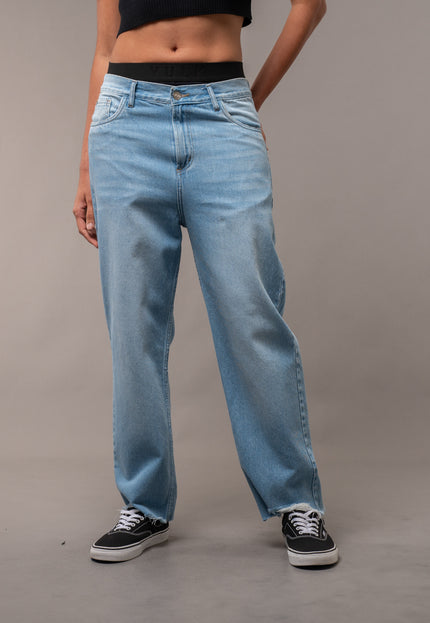 Jean Baggy Payne Light Blue