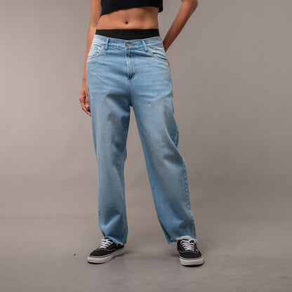 Jean Baggy Payne Light Blue