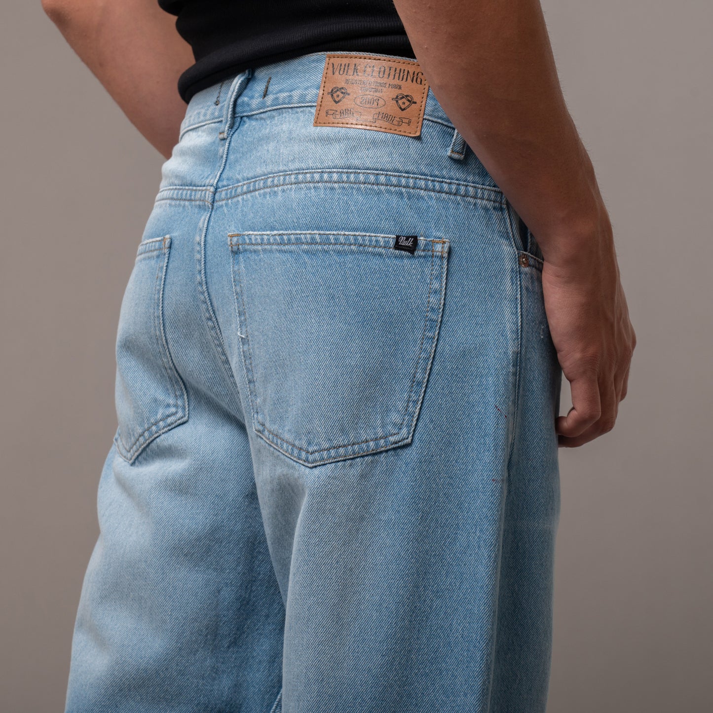 Jean Baggy Payne Light Blue