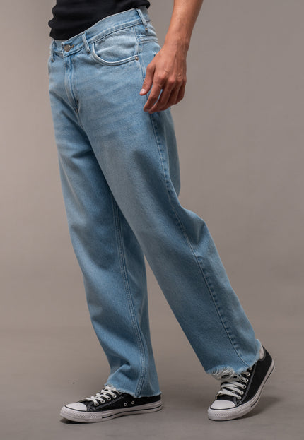 Jean Baggy Payne Light Blue