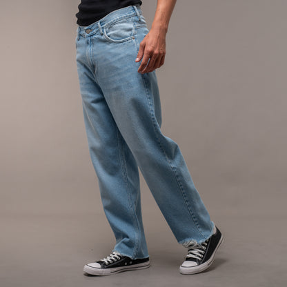Jean Baggy Payne Light Blue