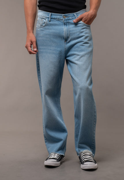 Jean Baggy Payne Light Blue