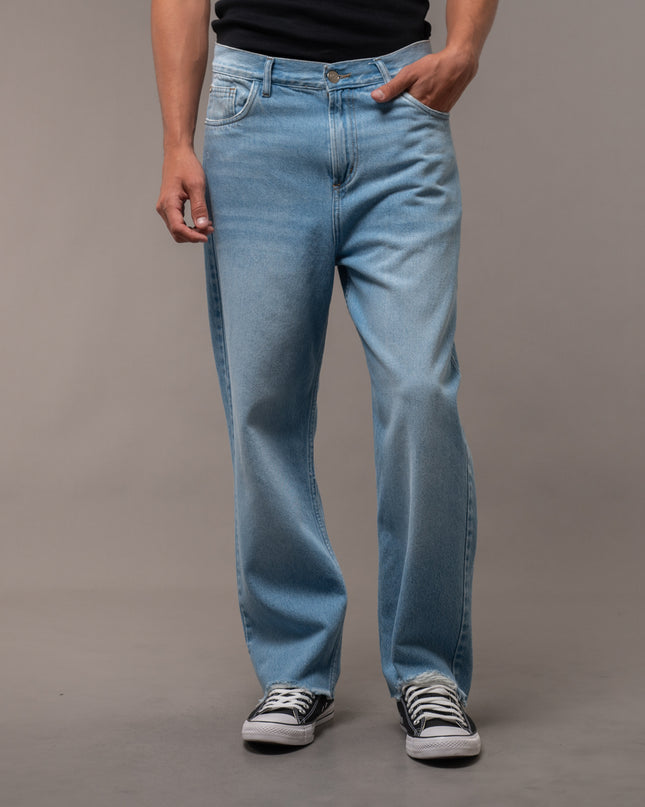 Jean Baggy Payne Light Blue