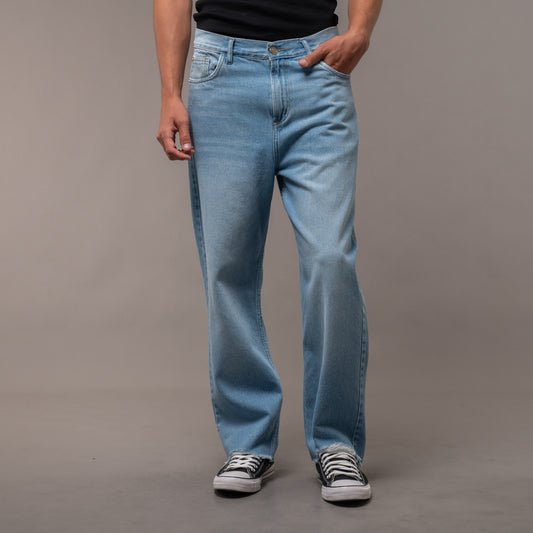Jean Baggy Payne Light Blue