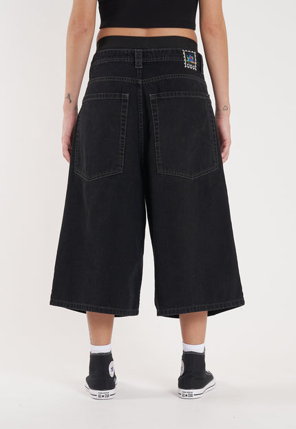 Bermuda Marcus Wide Long Black