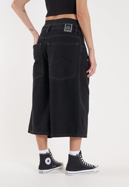 Bermuda Marcus Wide Long Black