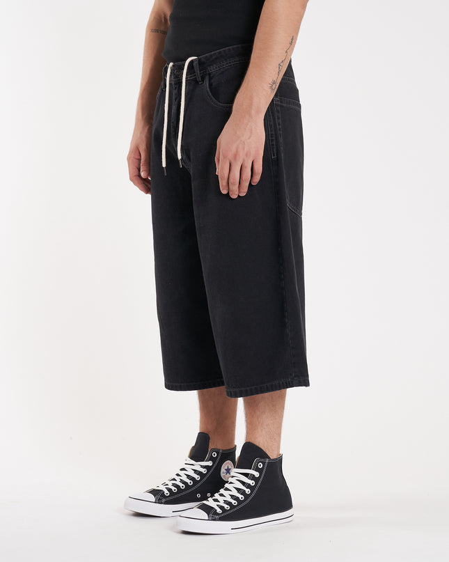 Bermuda Marcus Wide Long Black