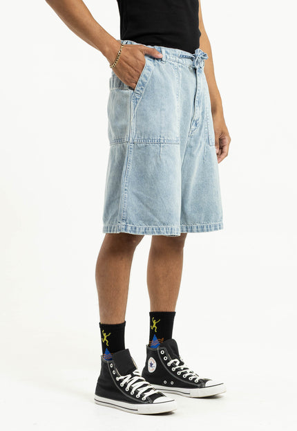 Bermuda Netta Relax Wide Acid Blue