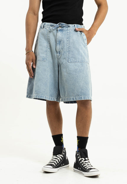 Bermuda Netta Relax Wide Acid Blue