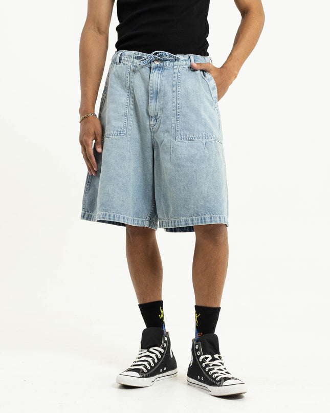 Bermuda Netta Relax Wide Acid Blue